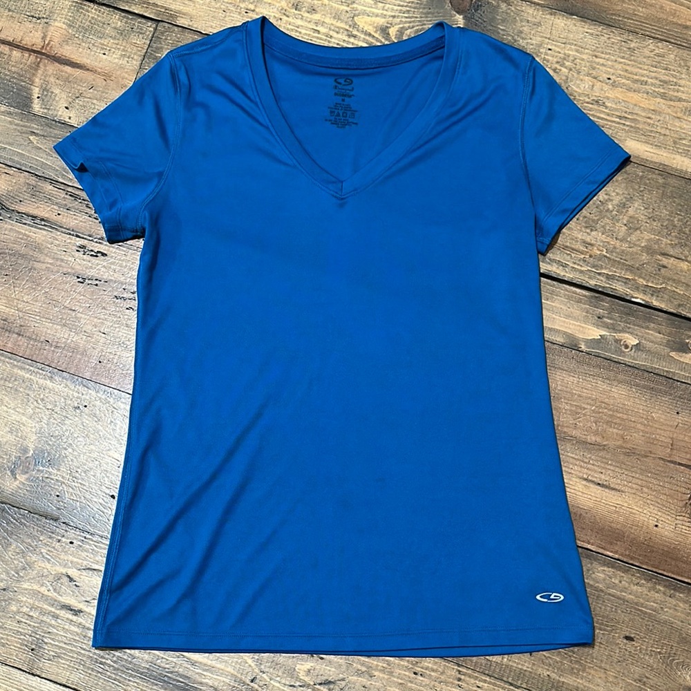 Champion Dark Teal Fitted Short Sleeve Tee
